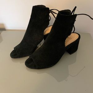 Schutz Suede Black Shoes